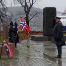 3. november: Kongen deltar under Forsvarets markering på Akershus Festning (Foto: Sven Gj. Gjeruldsen, Det kongelige hoff)
